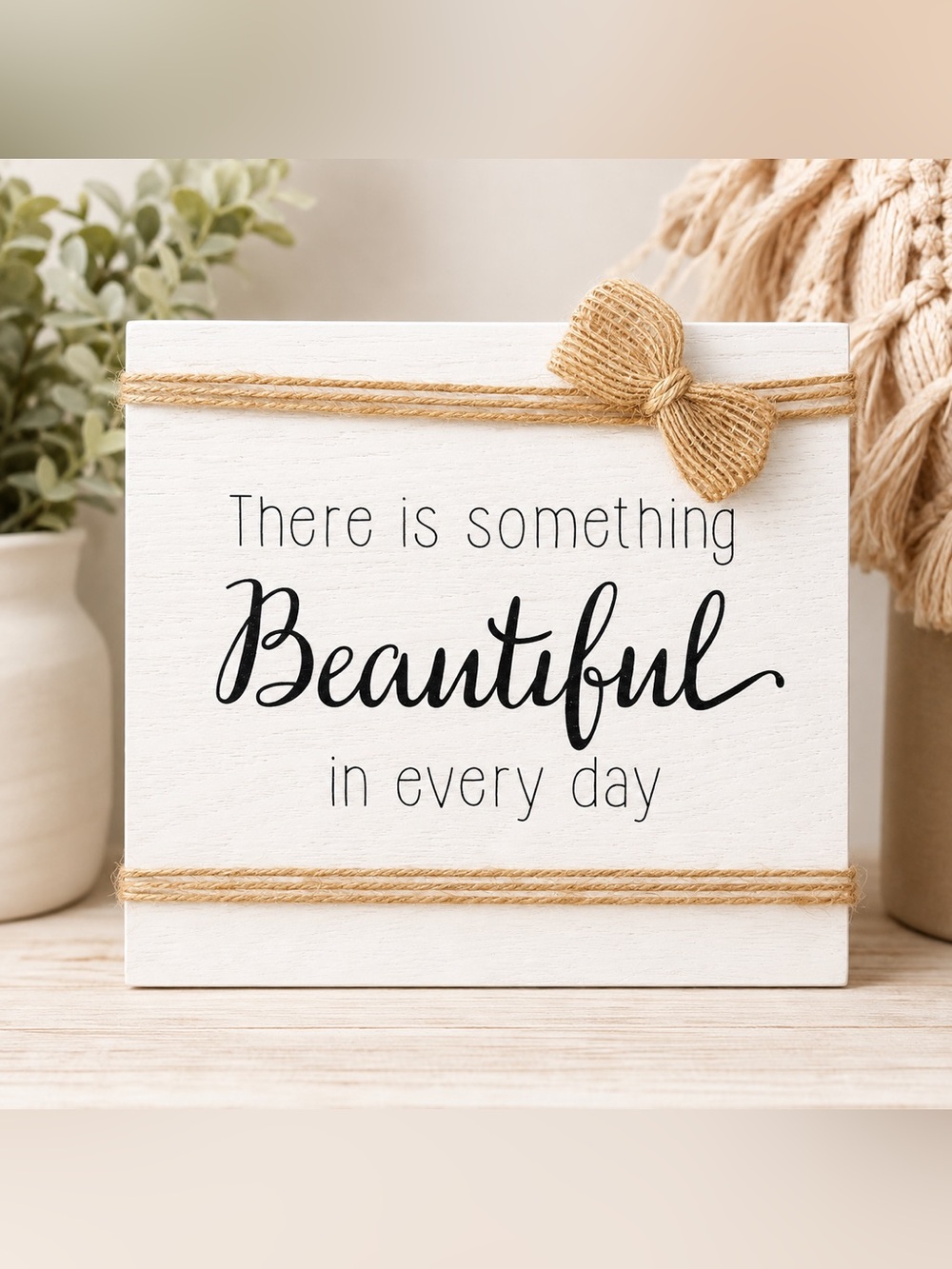Farmhouse Rustic Inspirational Wooden Decorative Sign